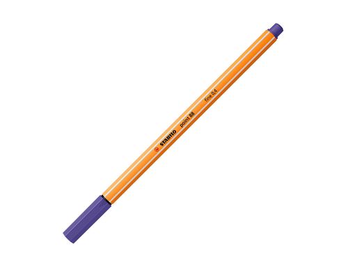 Marcador stabilo ponta de fibra point 88 violeta 0,4 mm , Stabilo , 31591 , 4006381105330